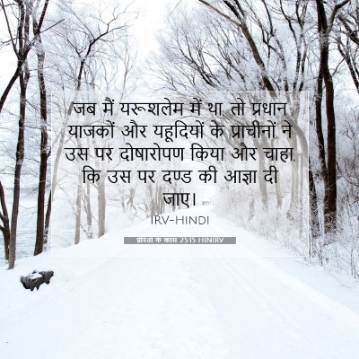 Picture 07 - प्रेरितों के काम 25:15 HINIRV - जब मैं यरूशलेम में - Bible Verse Picture
