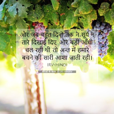 Picture 07 - प्रेरितों के काम 27:20 HINIRV - और जब बहुत दिनों तक - Bible Verse Picture