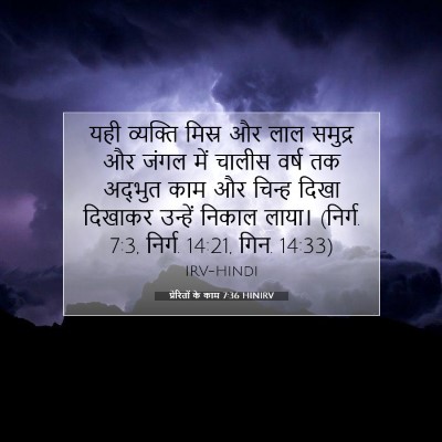 Picture 07 - प्रेरितों के काम 7:36 HINIRV - यही व्यक्ति मिस्र - Bible Verse Picture