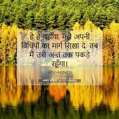Picture 07 - भजन संहिता 119:33 HINIRV - हे हे यहोवा, मुझे - Bible Verse Picture