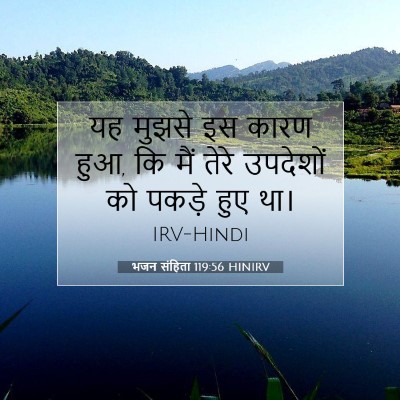 Picture 07 - भजन संहिता 119:56 HINIRV - यह मुझसे इस कारण - Bible Verse Picture