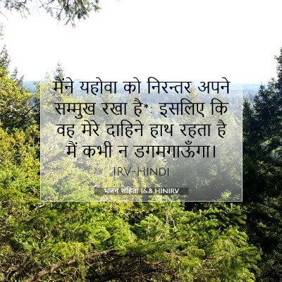 Picture 07 - भजन संहिता 16:8 HINIRV - मैंने यहोवा को - Bible Verse Picture