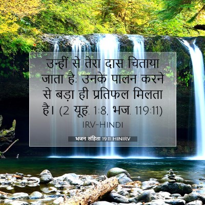 Picture 07 - भजन संहिता 19:11 HINIRV - उन्हीं से तेरा दास - Bible Verse Picture