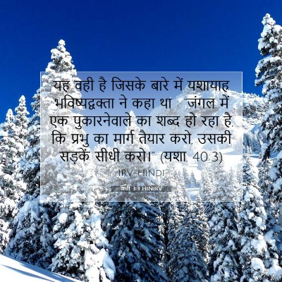 Picture 07 - मत्ती 3:3 HINIRV - यह वही है जिसके - Bible Verse Picture