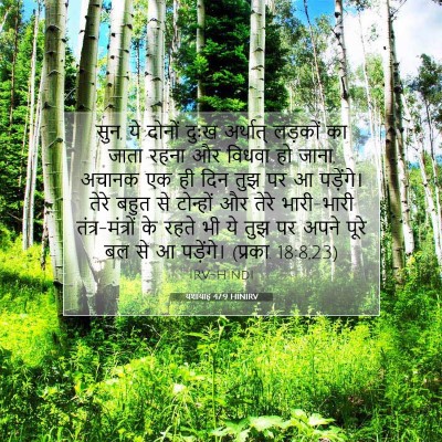 Picture 07 - यशायाह 47:9 HINIRV - सुन, ये दोनों दुःख - Bible Verse Picture