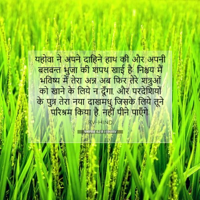Picture 07 - यशायाह 62:8 HINIRV - यहोवा ने अपने - Bible Verse Picture