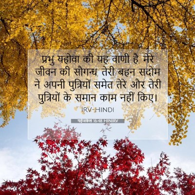 Picture 07 - यहेजकेल 16:48 HINIRV - प्रभु यहोवा की यह - Bible Verse Picture