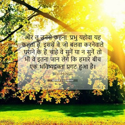 Picture 07 - यहेजकेल 2:5 HINIRV - और तू उनसे कहना, - Bible Verse Picture
