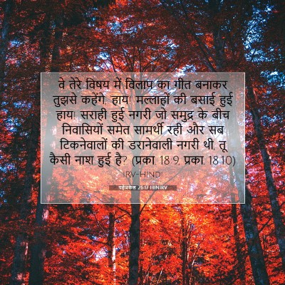 Picture 07 - यहेजकेल 26:17 HINIRV - वे तेरे विषय में - Bible Verse Picture