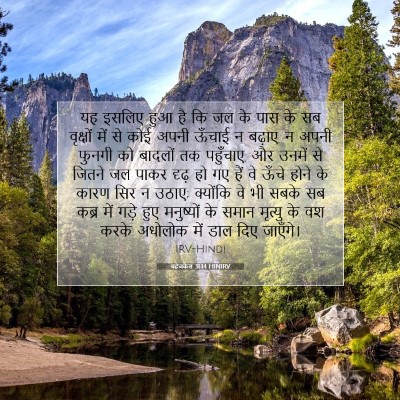 Picture 07 - यहेजकेल 31:14 HINIRV - यह इसलिए हुआ है कि - Bible Verse Picture