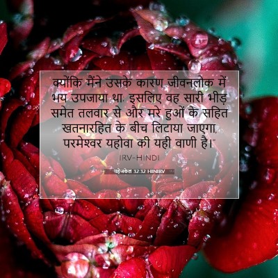 Picture 07 - यहेजकेल 32:32 HINIRV - क्योंकि मैंने - Bible Verse Picture