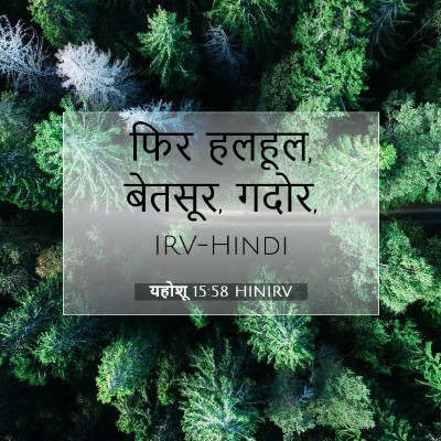 Picture 07 - यहोशू 15:58 HINIRV - फिर हलहूल, बेतसूर, - Bible Verse Picture