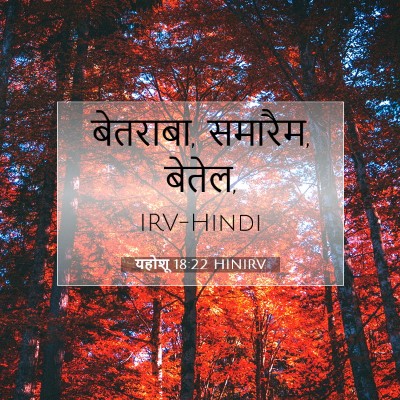 Picture 07 - यहोशू 18:22 HINIRV - बेतराबा, समारैम, - Bible Verse Picture