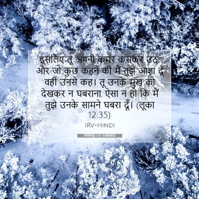 Picture 07 - यिर्मयाह 1:17 HINIRV - इसलिए तू अपनी कमर - Bible Verse Picture