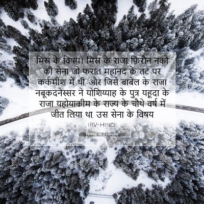 Picture 07 - यिर्मयाह 46:2 HINIRV - मिस्र के विषय। - Bible Verse Picture