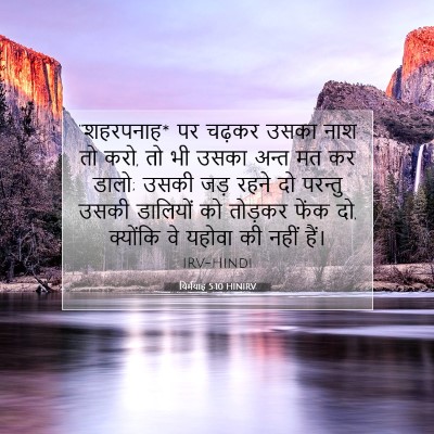 Picture 07 - यिर्मयाह 5:10 HINIRV - “शहरपनाह* पर चढ़कर - Bible Verse Picture