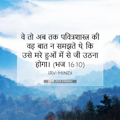 Picture 07 - यूहन्ना 20:9 HINIRV - वे तो अब तक - Bible Verse Picture
