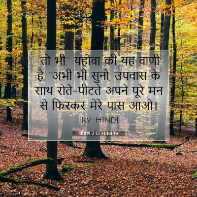 Picture 07 - योएल 2:12 HINIRV - “तो भी,” यहोवा की - Bible Verse Picture