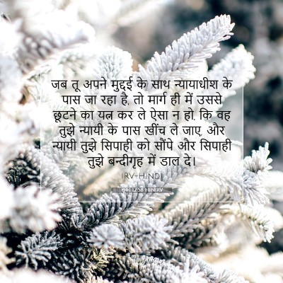 Picture 07 - लूका 12:58 HINIRV - जब तू अपने मुद्दई - Bible Verse Picture