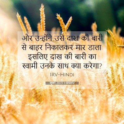 Picture 07 - लूका 20:15 HINIRV - और उन्होंने उसे - Bible Verse Picture