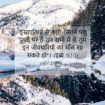 Picture 07 - लैव्यव्यवस्था 11:2 HINIRV - “इस्राएलियों से - Bible Verse Picture
