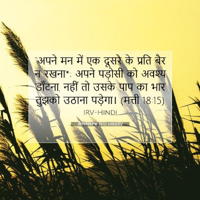 Picture 07 - लैव्यव्यवस्था 19:17 HINIRV - “अपने मन में एक - Bible Verse Picture