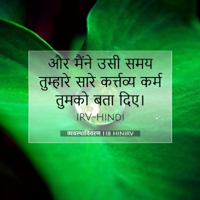 Picture 07 - व्यवस्थाविवरण 1:18 HINIRV - और मैंने उसी समय - Bible Verse Picture