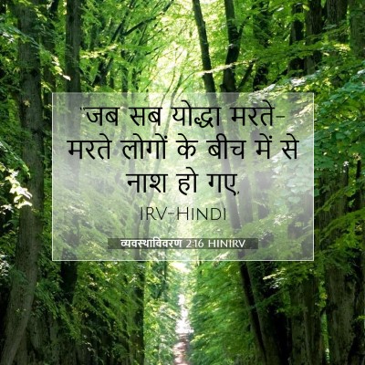 Picture 07 - व्यवस्थाविवरण 2:16 HINIRV - “जब सब योद्धा - Bible Verse Picture