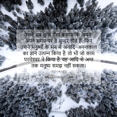 Picture 07 - सभोपदेशक 3:11 HINIRV - उसने सब कुछ ऐसा - Bible Verse Picture