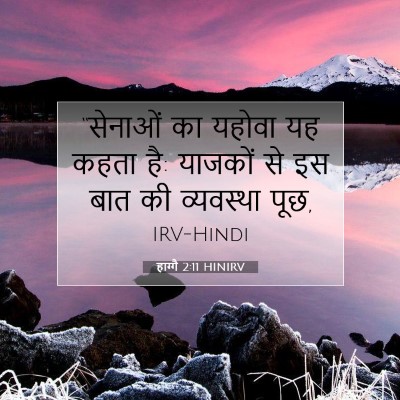 Picture 07 - हाग्गै 2:11 HINIRV - “सेनाओं का यहोवा - Bible Verse Picture