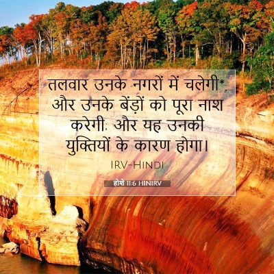 Picture 07 - होशे 11:6 HINIRV - तलवार उनके नगरों - Bible Verse Picture