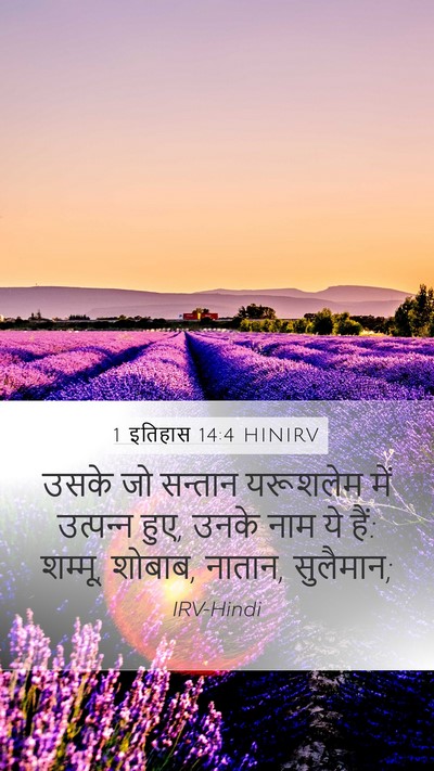 1 इतिहास 14:4 HINIRV Bible Verse Image