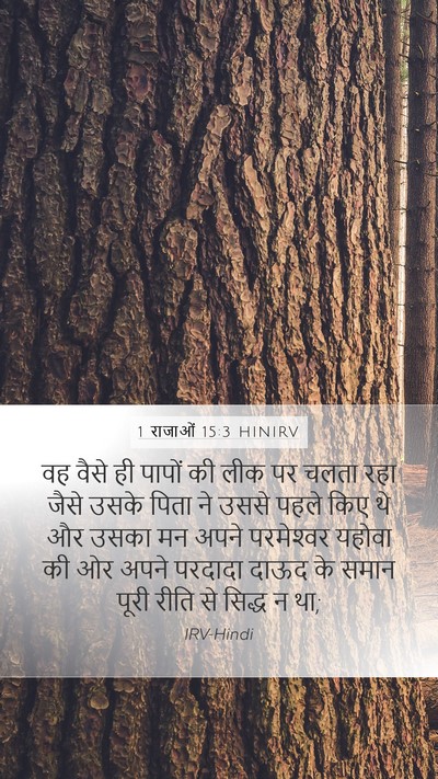 1 राजाओं 15:3 HINIRV Bible Verse Image