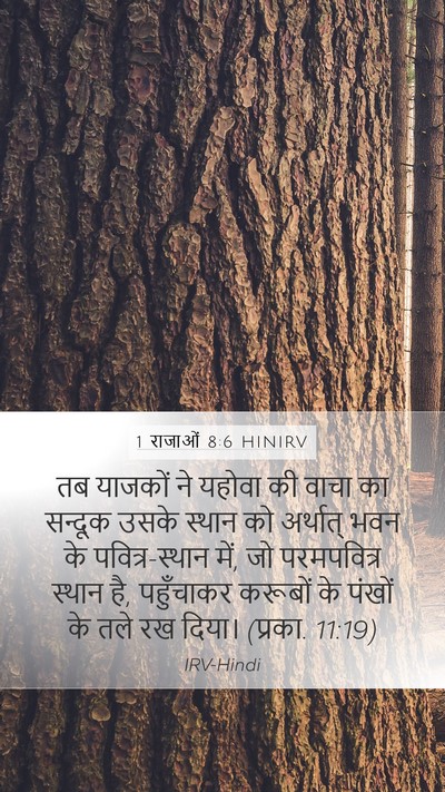 1 राजाओं 8:6 HINIRV Bible Verse Image