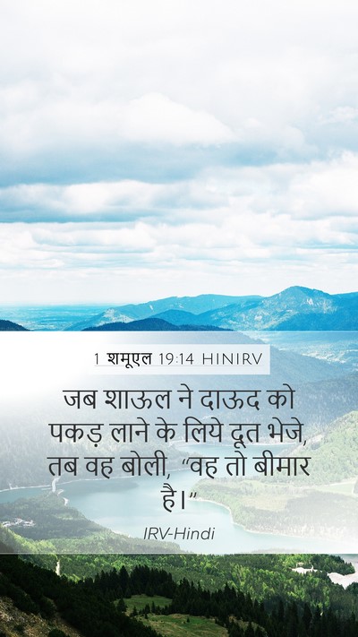 1 शमूएल 19:14 HINIRV Bible Verse Image