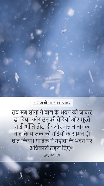 2 राजाओं 11:18 HINIRV Bible Verse Image