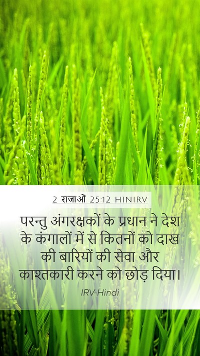 2 राजाओं 25:12 HINIRV Bible Verse Image
