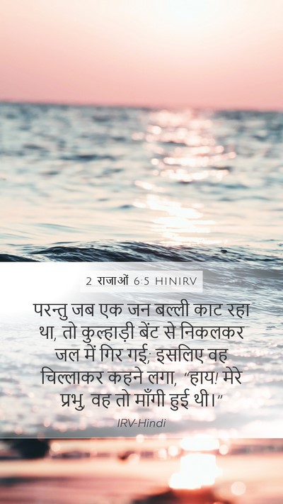 2 राजाओं 6:5 HINIRV Bible Verse Image