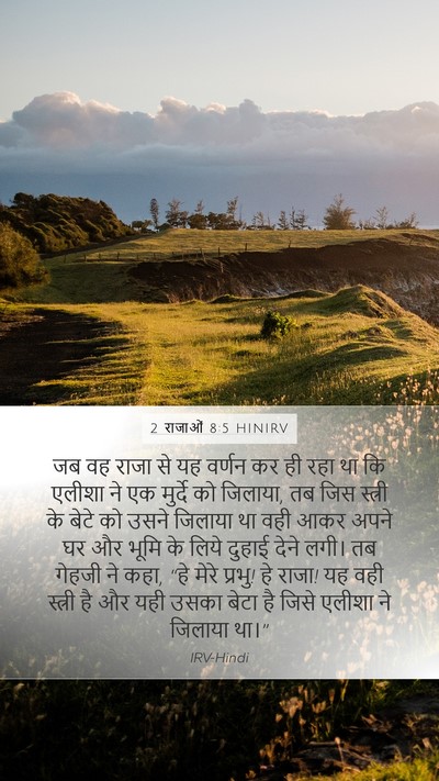 2 राजाओं 8:5 HINIRV Bible Verse Image