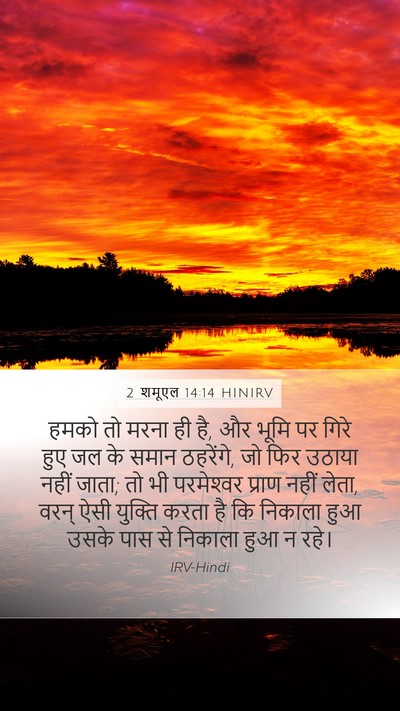 2 शमूएल 14:14 HINIRV Bible Verse Image