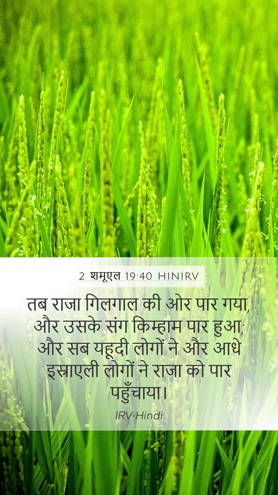 2 शमूएल 19:40 HINIRV Bible Verse Image