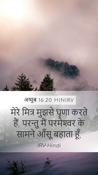 अय्यूब 16:20 HINIRV Bible Verse Image