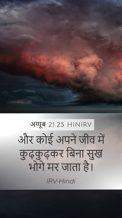 अय्यूब 21:25 HINIRV Bible Verse Image