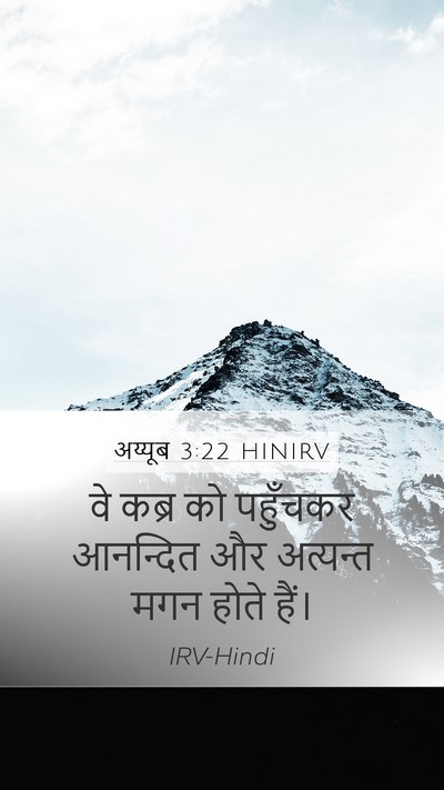 अय्यूब 3:22 HINIRV Bible Verse Image