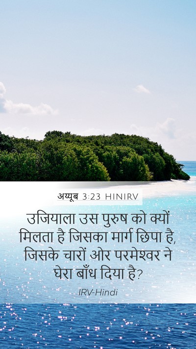 अय्यूब 3:23 HINIRV Bible Verse Image