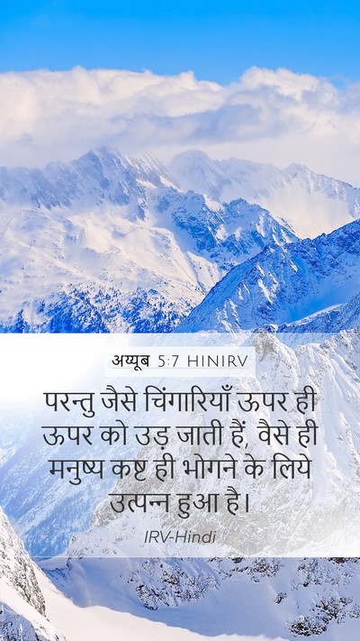 अय्यूब 5:7 HINIRV Bible Verse Image