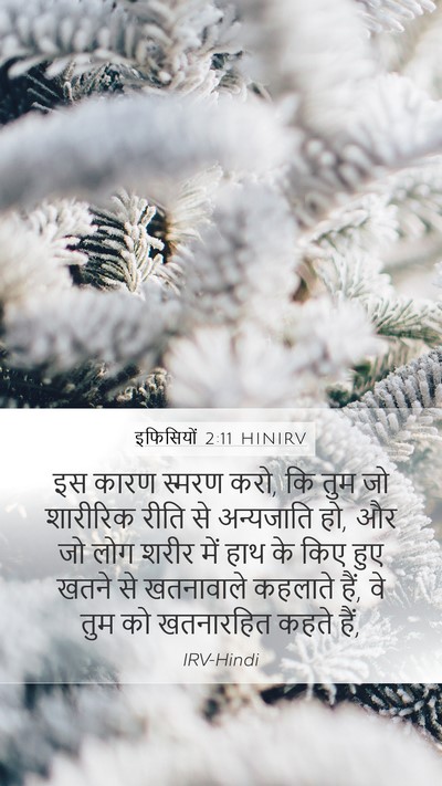 इफिसियों 2:11 HINIRV Bible Verse Image