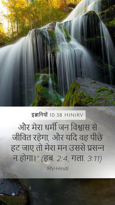 इब्रानियों 10:38 HINIRV Bible Verse Image