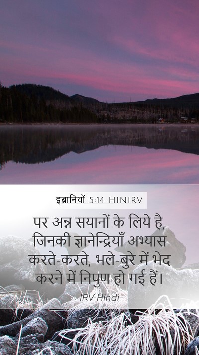 इब्रानियों 5:14 HINIRV Bible Verse Image