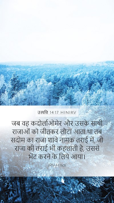 उत्पत्ति 14:17 HINIRV Bible Verse Image